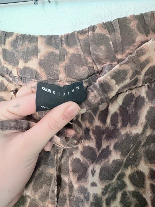 ASOS Leopard print trousers