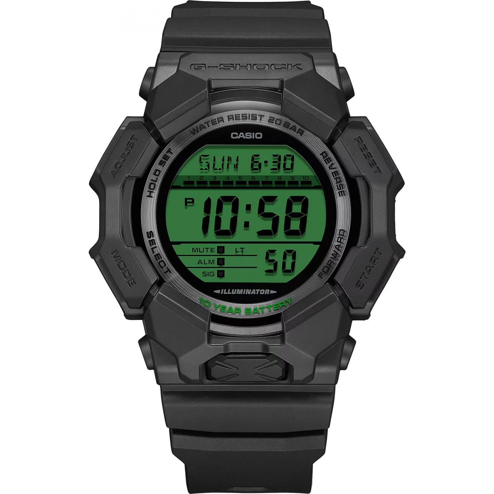 Casio Casio Men's GD-010BEG-1ER G-Shock 52mm Quartz Watch in Black