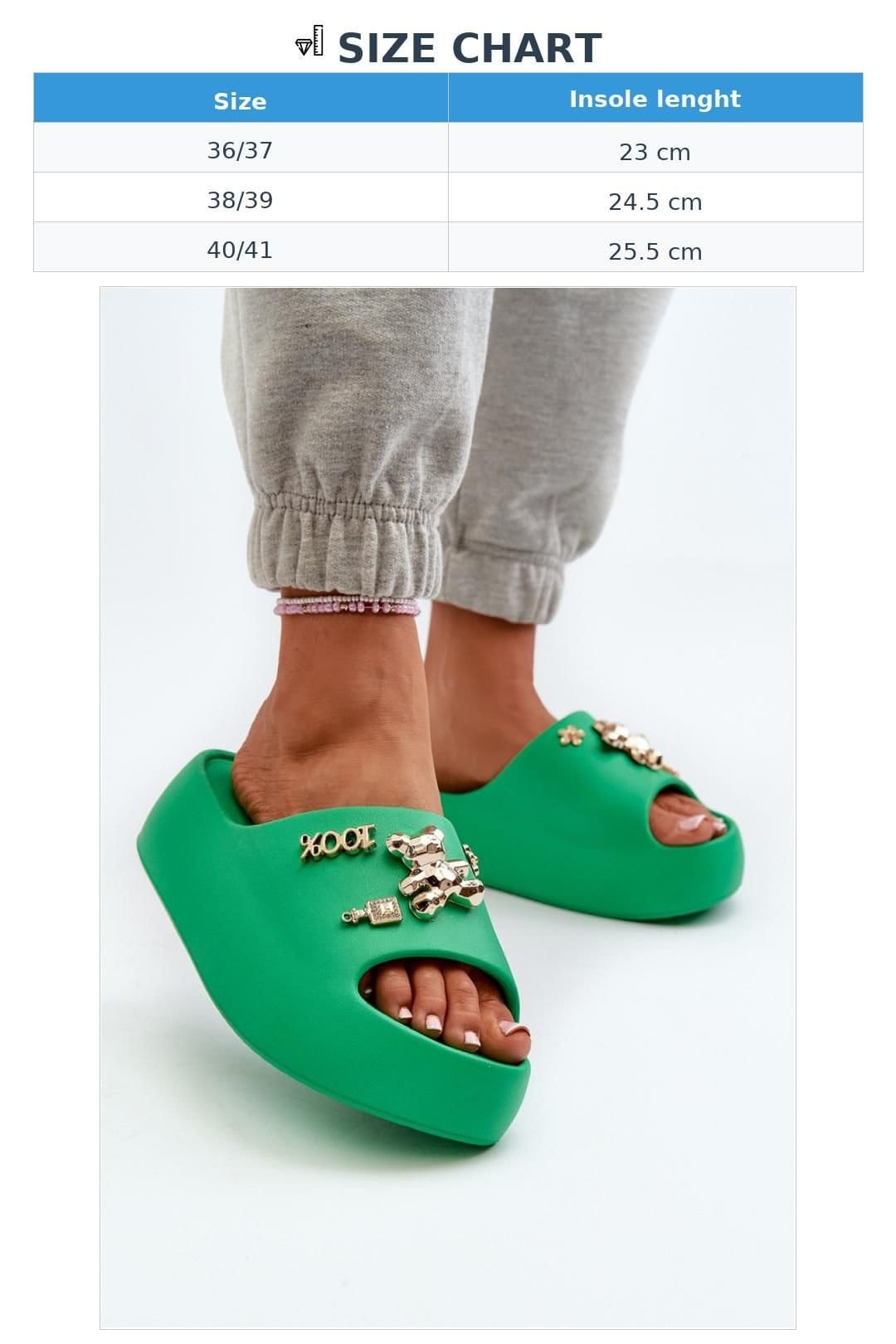 Love Lace Love Lace Women's Lightweight Foam Flip Flops with Fashion Sole Accessories in Green - 4