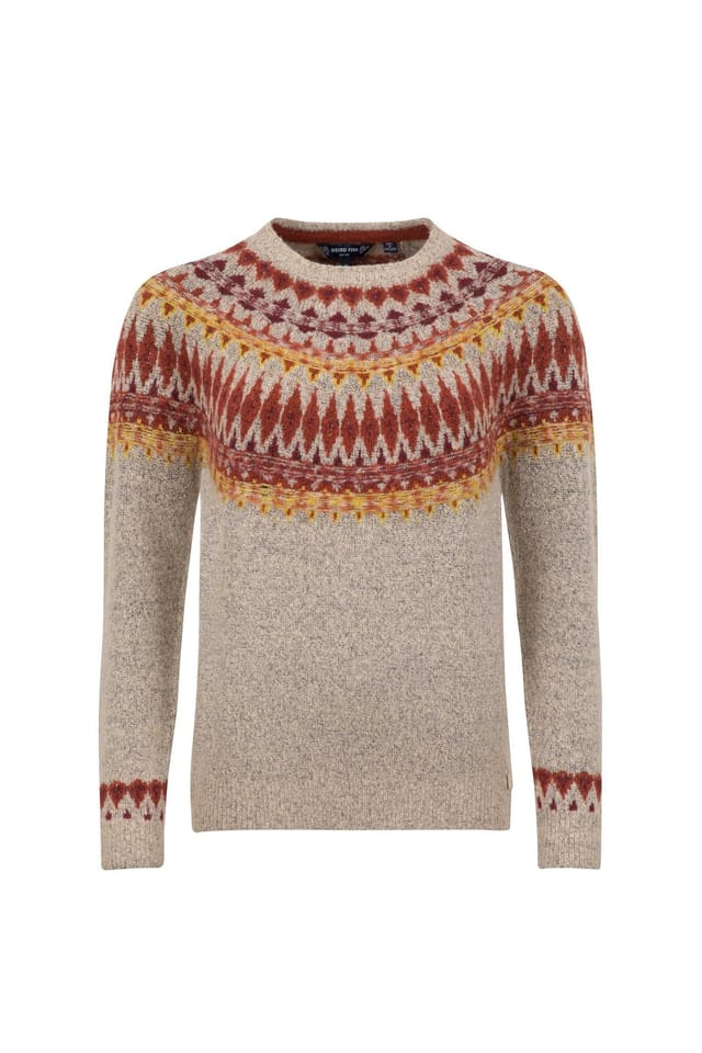 Weird Fish Weird Fish Women's Lowell Fair Isle Jumper in Ivory - 2