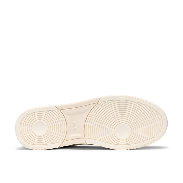 Clarks Clarks Men's Newick Lace White Combination Trainers, Lace Up - 3