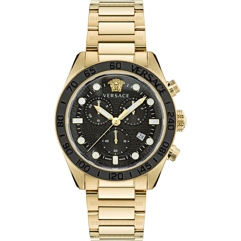 Versace Versace Men's VE6K00523 Greca 43mm Quartz Watch in Gold - 1
