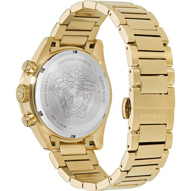 Versace Versace Men's VE6K00523 Greca 43mm Quartz Watch in Gold - 2