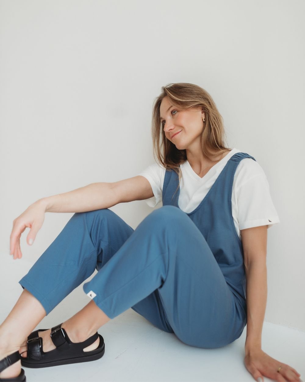 Turtledove London Turtledove London Women's Jilly Blue Jumpsuit - 4