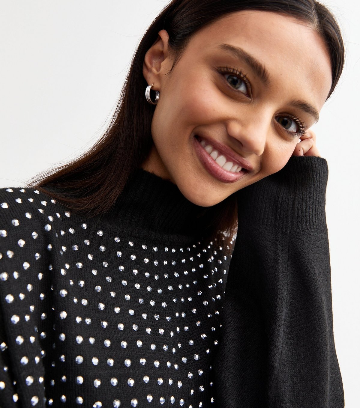 Sunshine Soul Women's Black Studded Jumper Dress Sunshine Soul New Look - 2