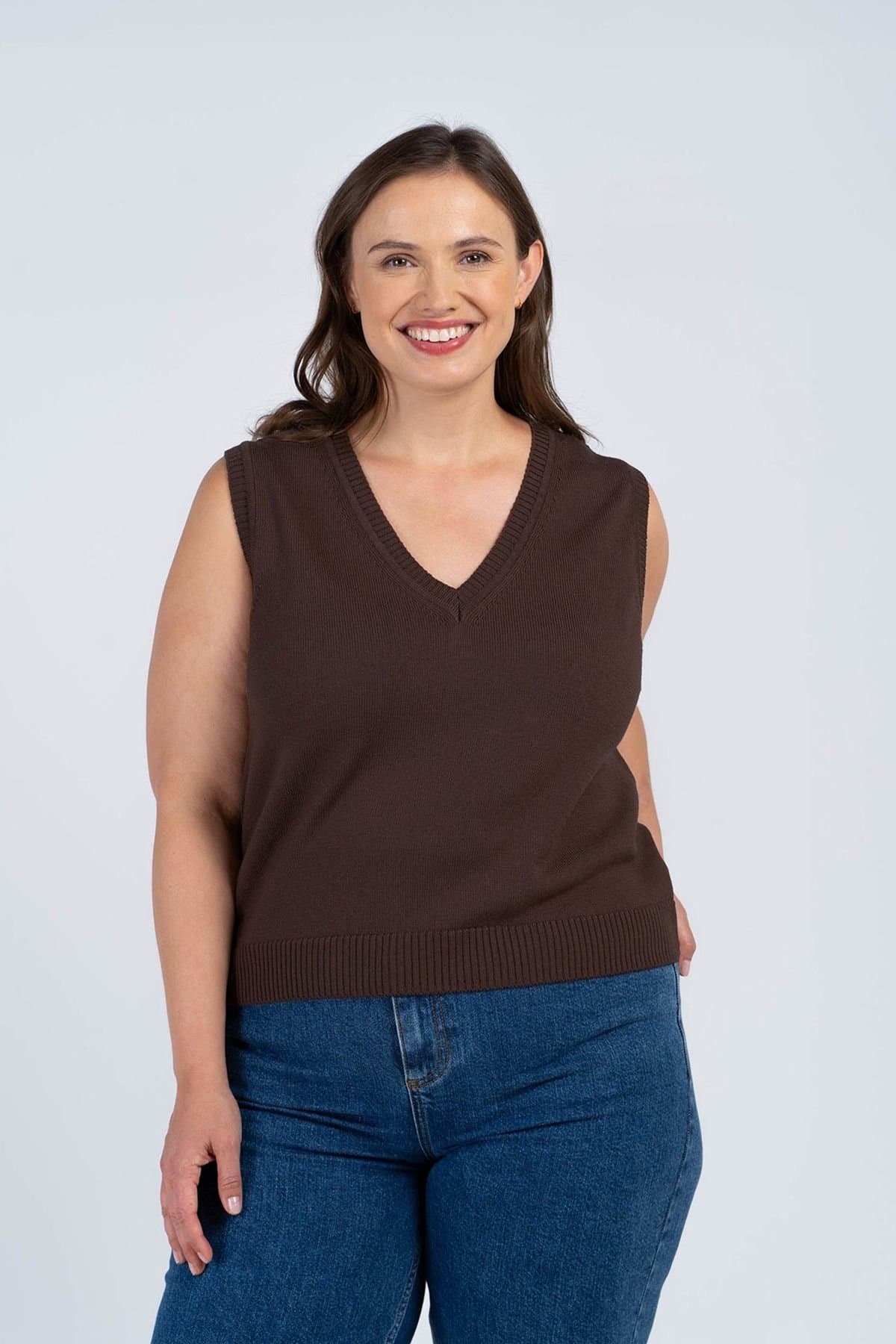 Kettlewell Kettlewell Women's Marnie Tank Top in Dark Brown