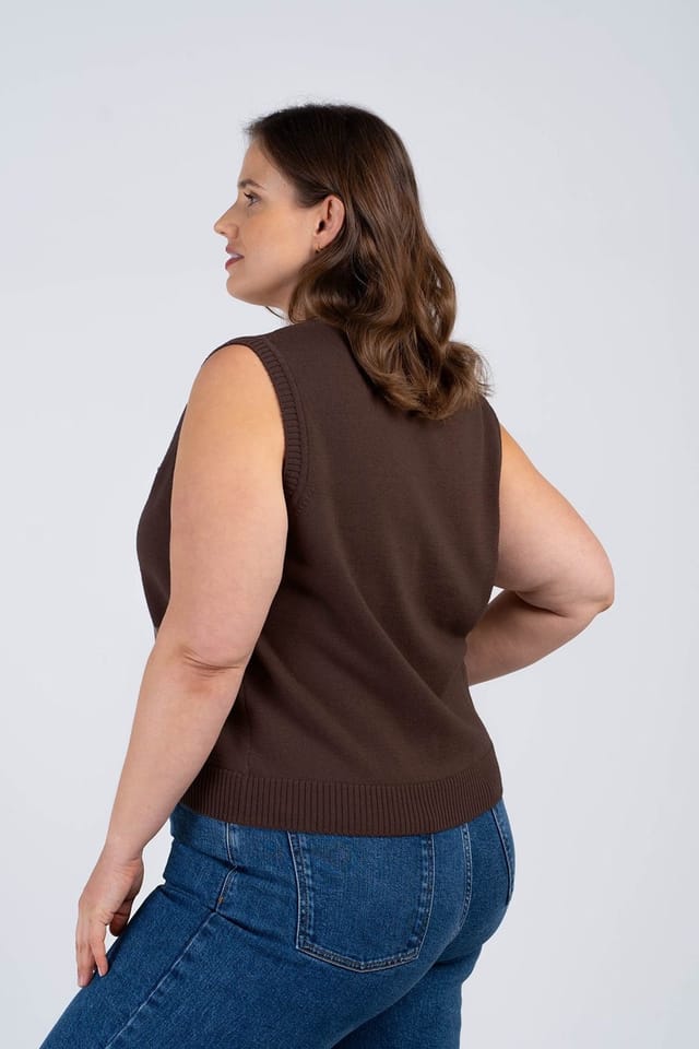 Kettlewell Kettlewell Women's Marnie Tank Top in Dark Brown - 3