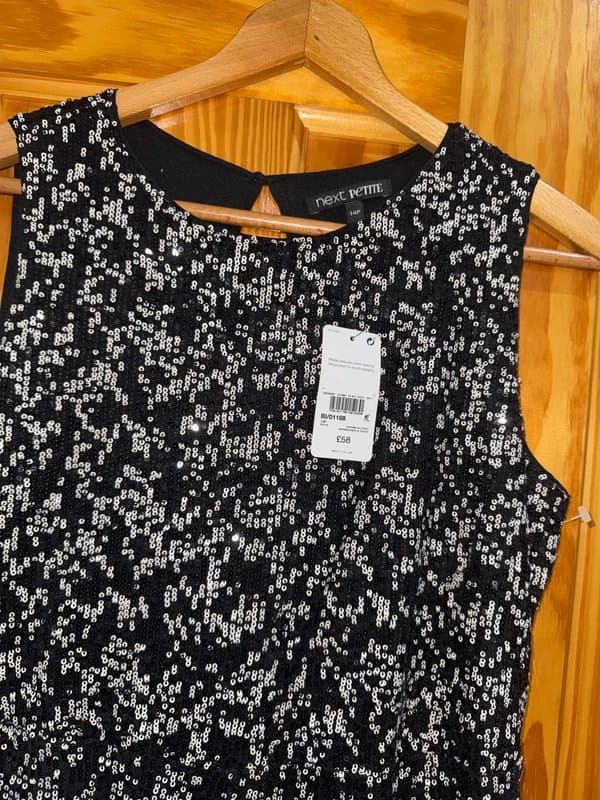Next Next size 14 sequins jumpsuit RRP £58
