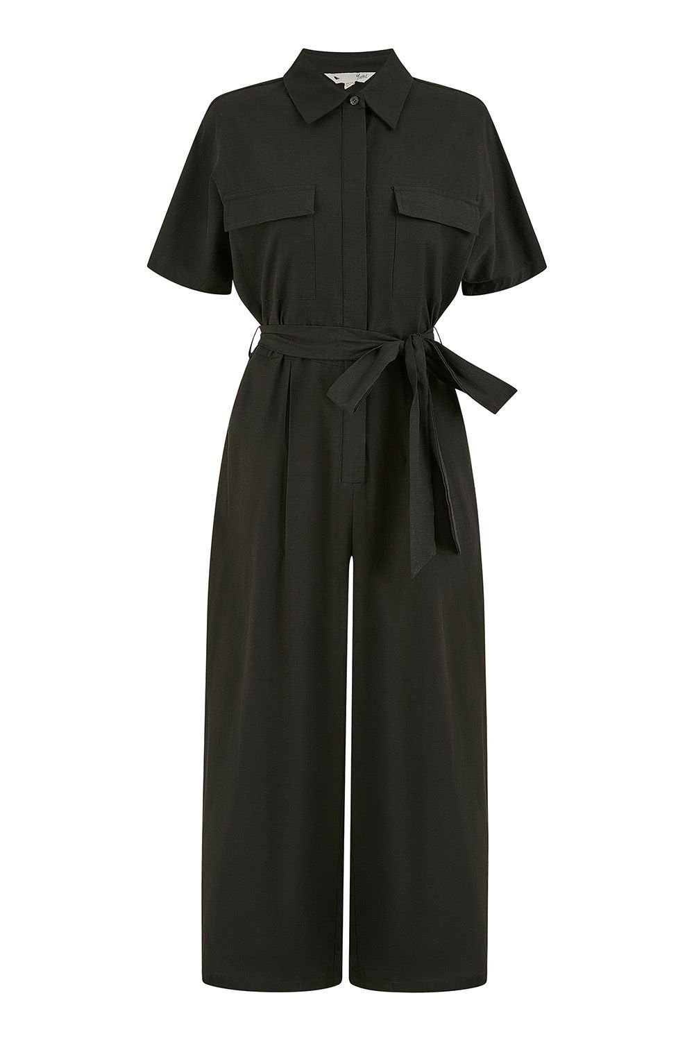 Yumi Yumi Women's Black Utility Relaxed Fit Jumpsuit - 4