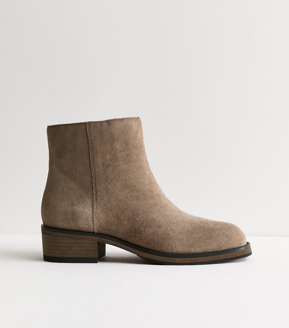 New Look Women's Premium Real Leather Light Brown Ankle Boots New Look - 1