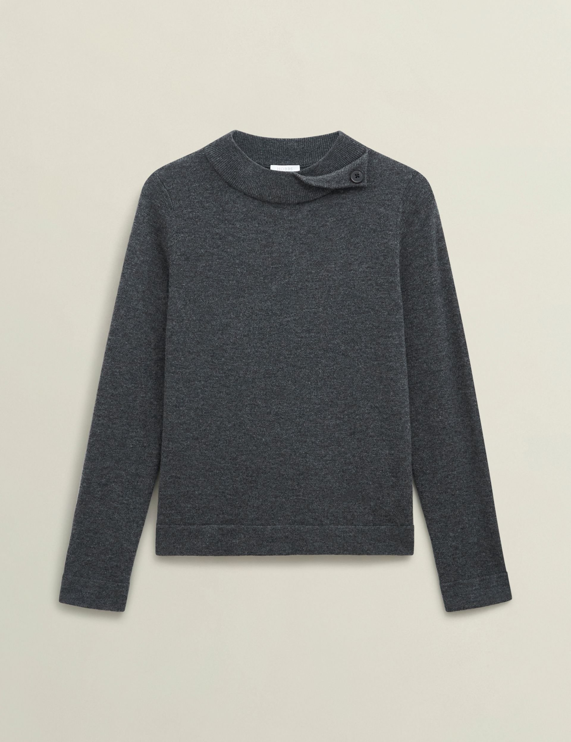 Hobbs London Hobbs London Women's Talia Jumper in Dark Grey - 2