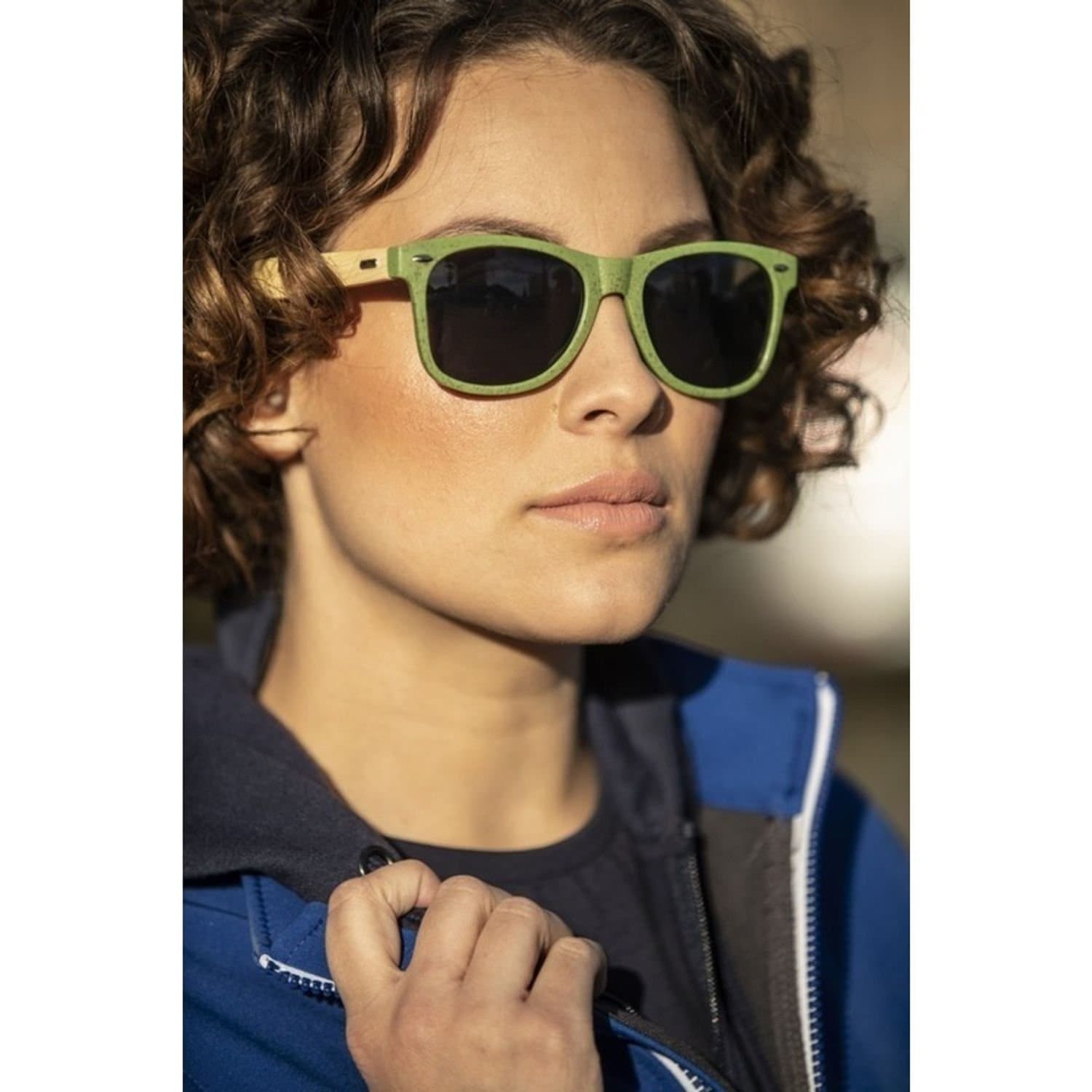 Avenue Avenue Men's Sun Ray Bamboo Sunglasses in Green