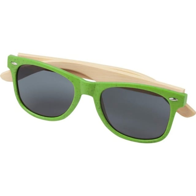 Avenue Avenue Men's Sun Ray Bamboo Sunglasses in Green - 3