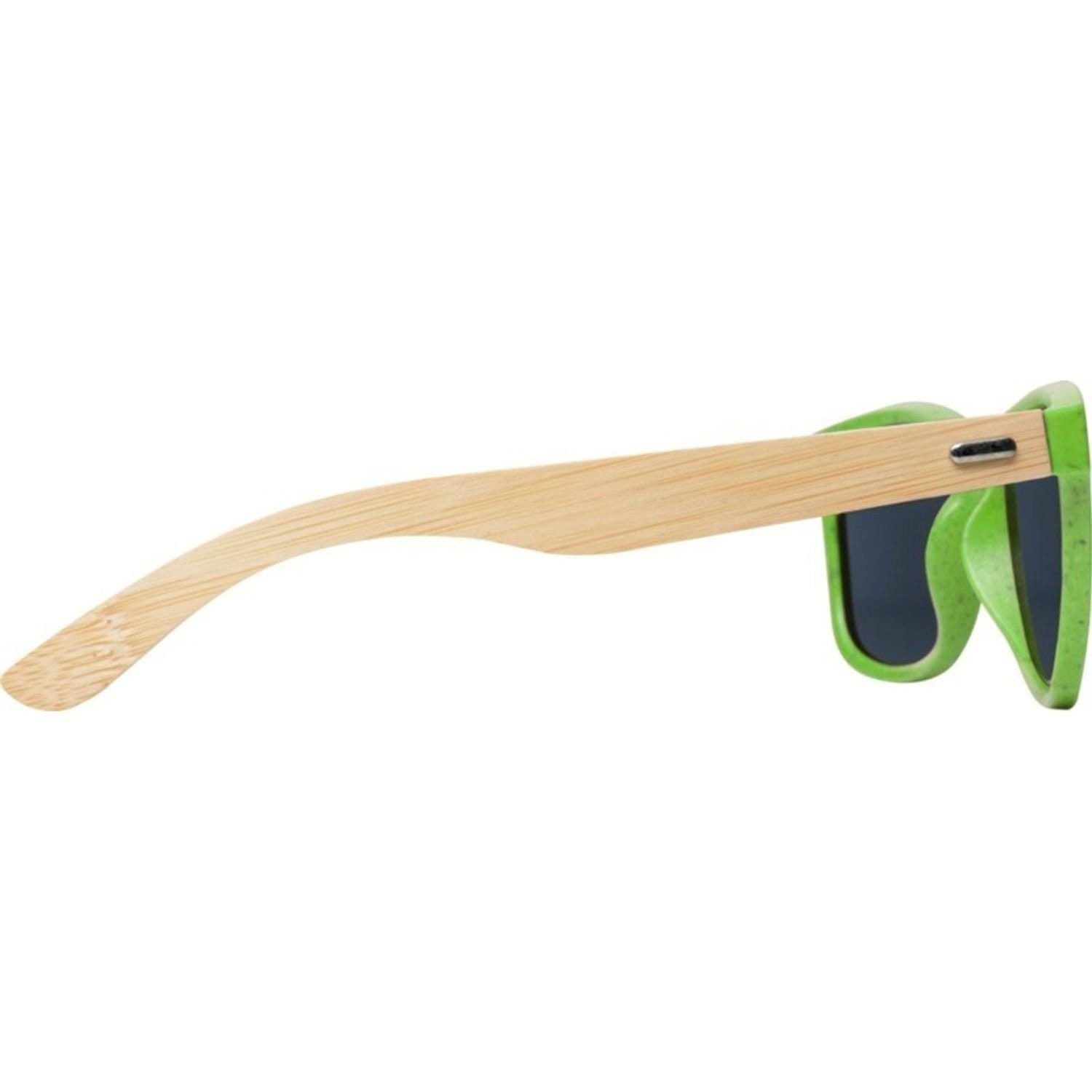 Avenue Avenue Men's Sun Ray Bamboo Sunglasses in Green - 4
