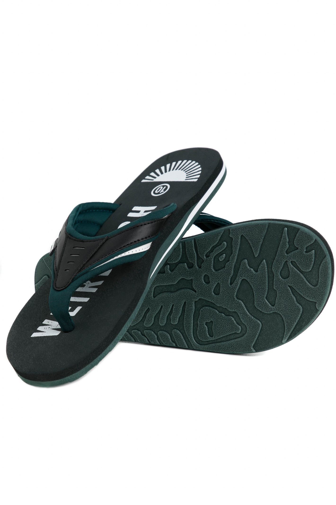 Weird Fish Weird Fish Men's Columbia Branded Flip Flops in Jet Black - 3