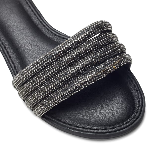 b.soleful b.soleful Women's 'Lusina' Porvair Sandals in Black - 2