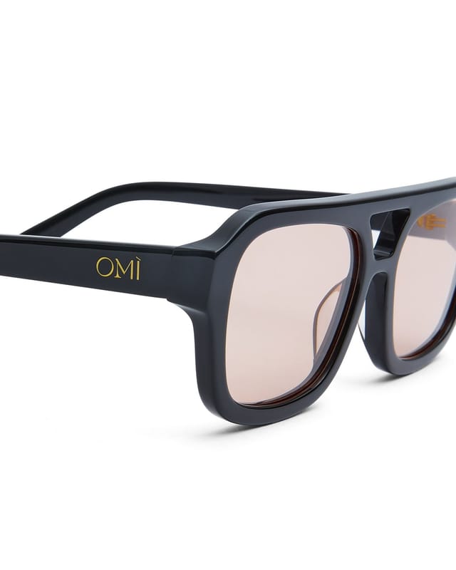 OMI Eyewear OMI Eyewear Women's Marilyn - Black & Light Orange Sunglasses - 3