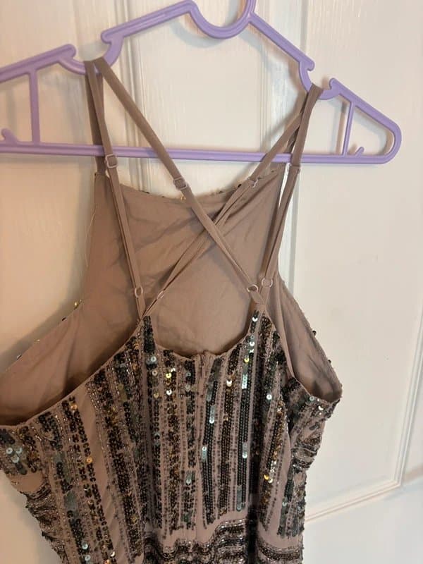 ASOS ASOS sequin summer midi cocktail dress ideal for wedding guest or the races