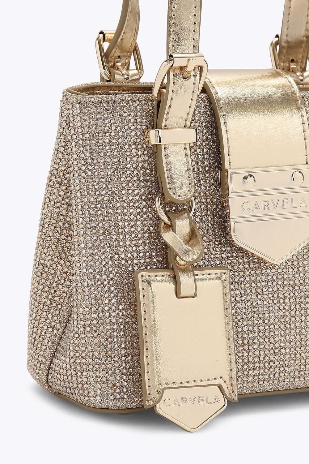Carvela Carvela Women's 'Maria Disco Micro' Bag in Gold - 4