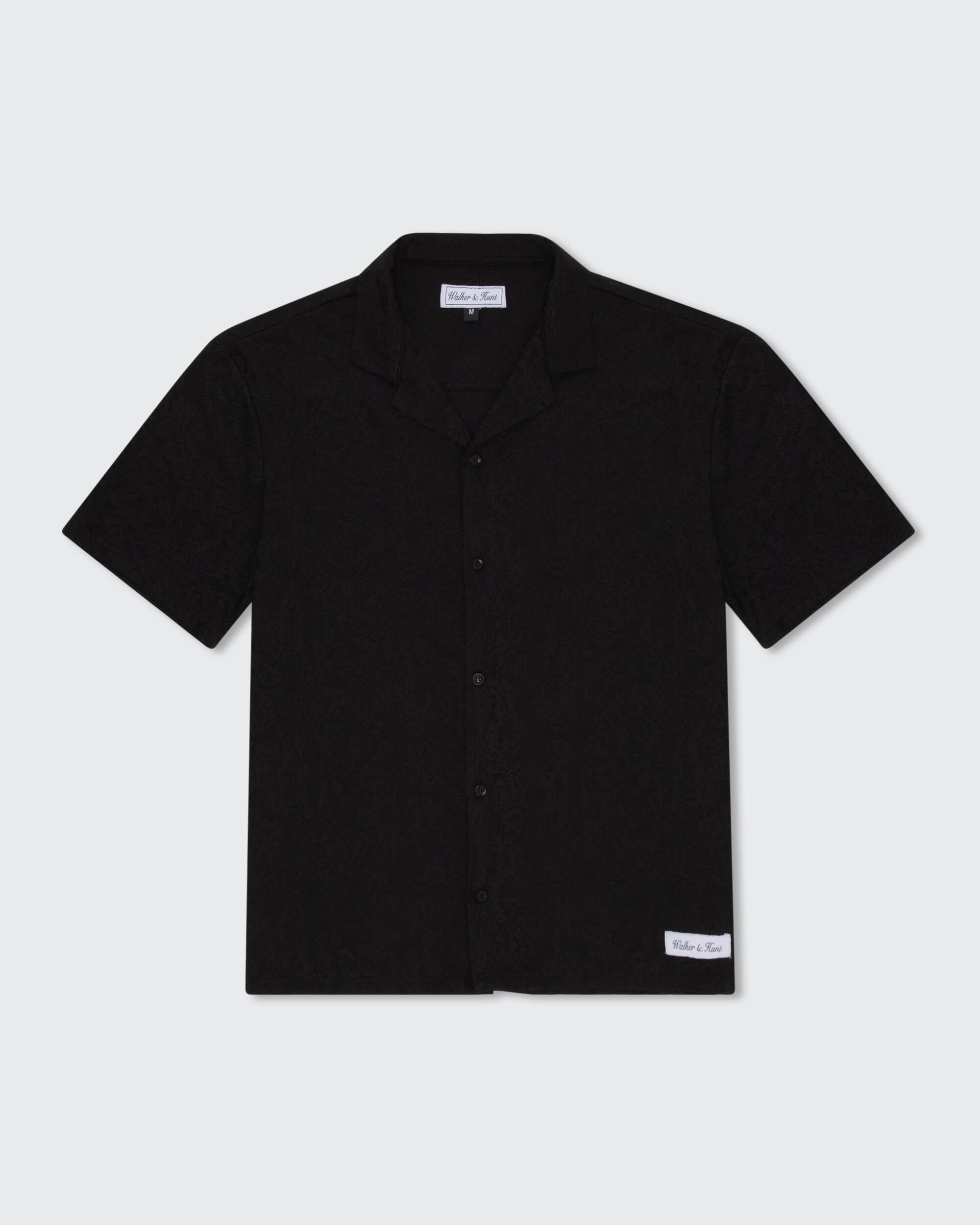 Walker & Hunt Walker & Hunt Men's Oversized 'Serenity' Shirt in Black - 3