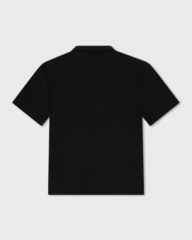 Walker & Hunt Walker & Hunt Men's Oversized 'Serenity' Shirt in Black - 3