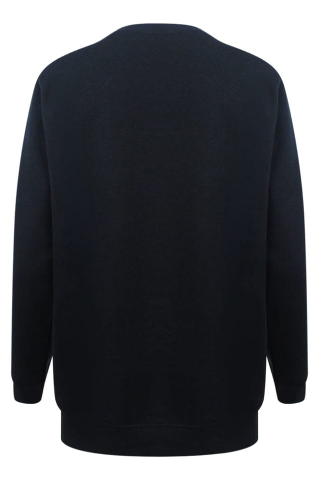 Love Moschino Love Moschino Women's Long Sleeve Crew Neck Sweater in Black - 2