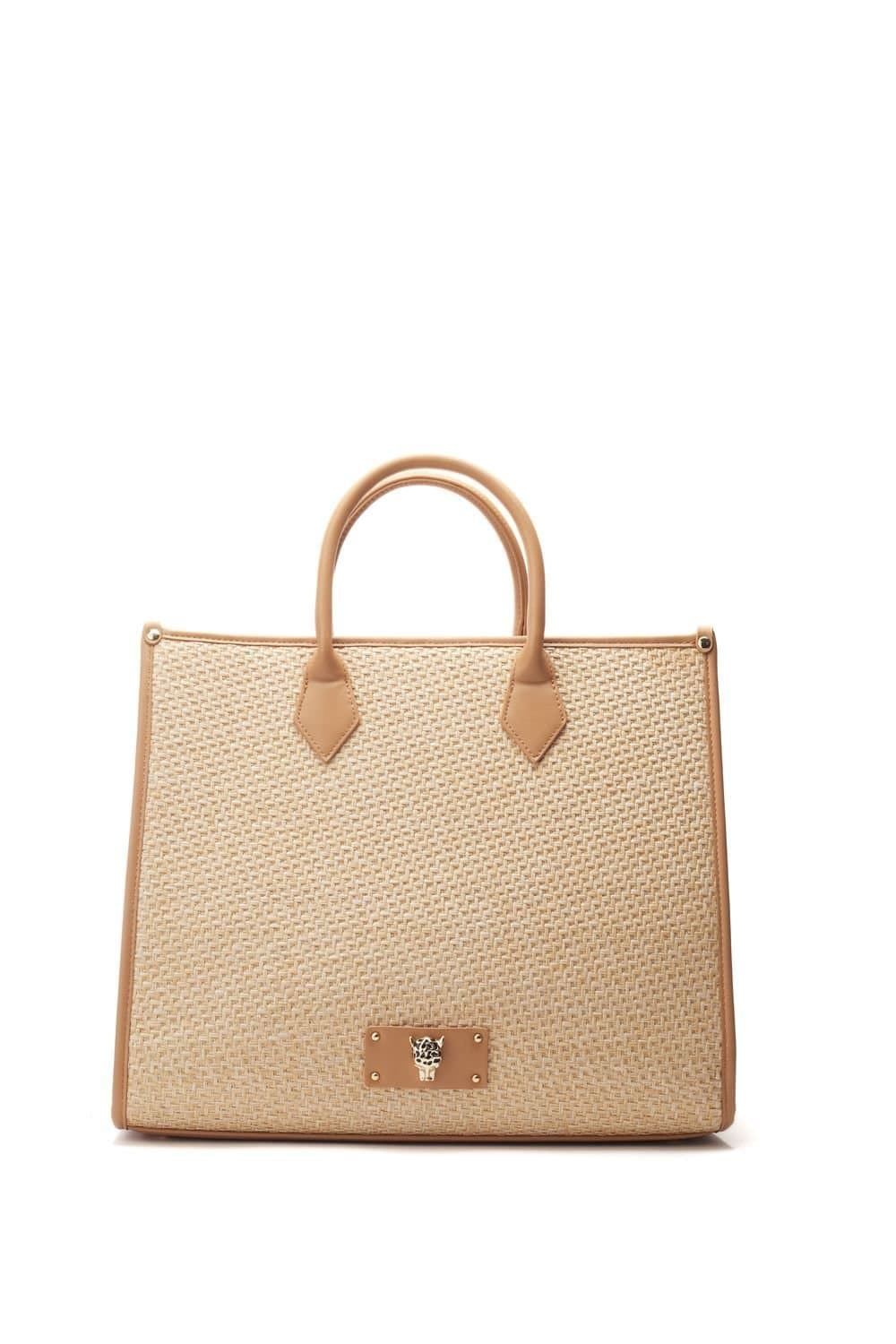Moda in Pelle Moda In Pelle Natural Raffia Shoulder Bag