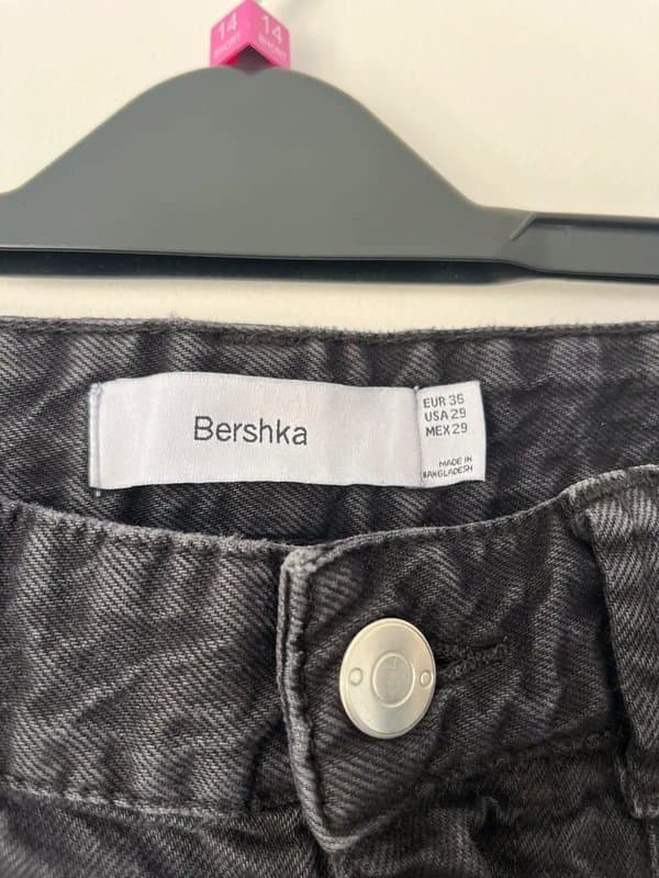 Bershka Bershka denim white cargo pants