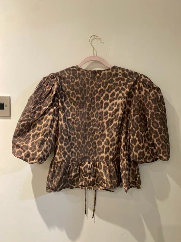 ASOS Leopard print tie top