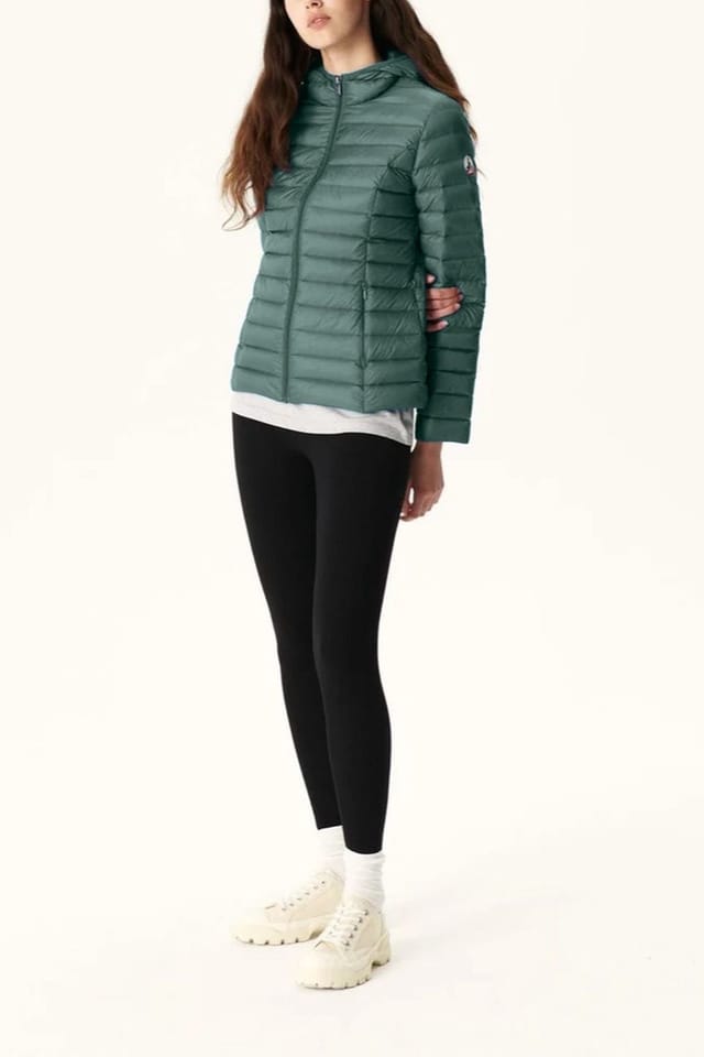 JOTT JOTT Women's Cloe Down Jacket in Bottle Green - 3