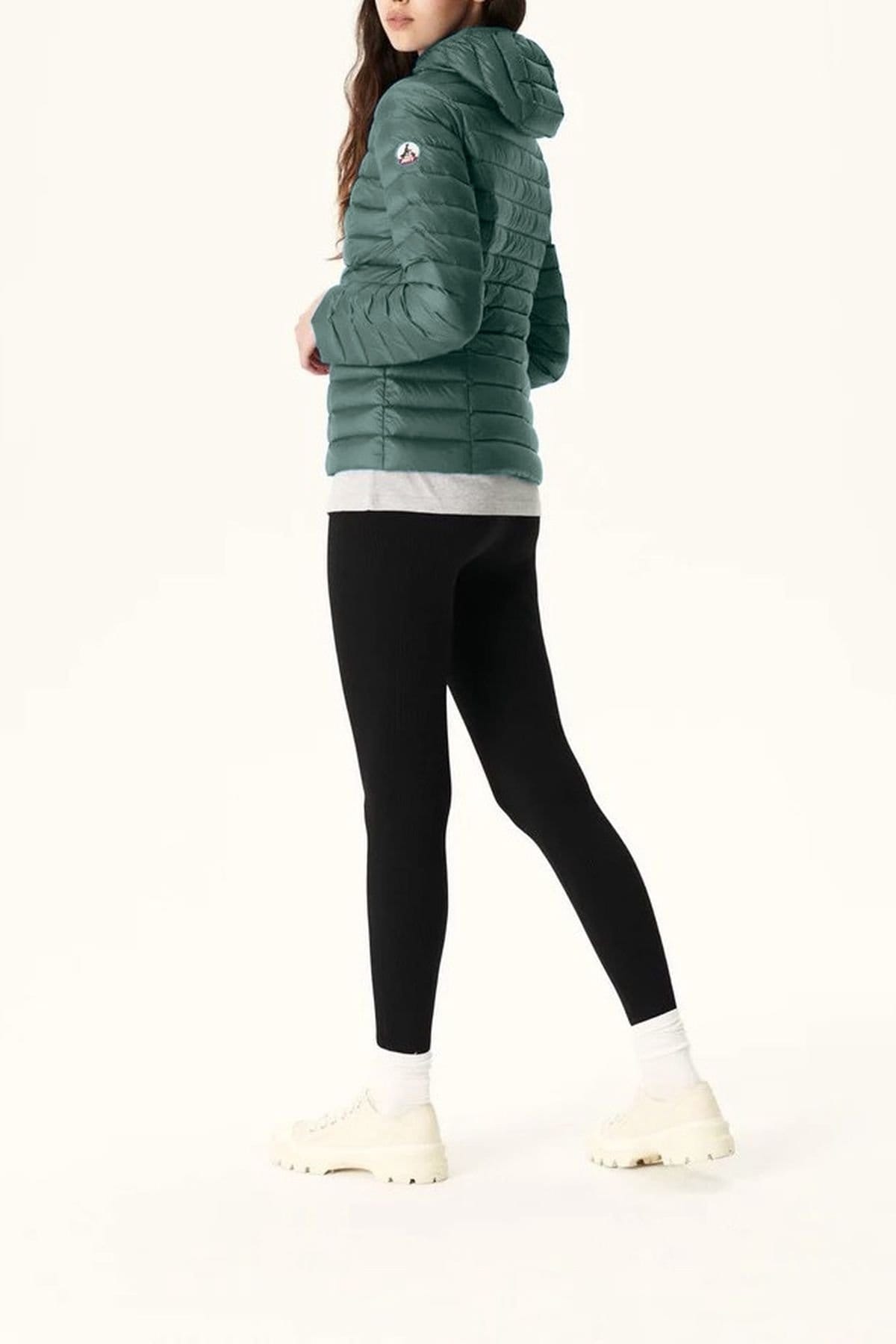 JOTT JOTT Women's Cloe Down Jacket in Bottle Green - 4