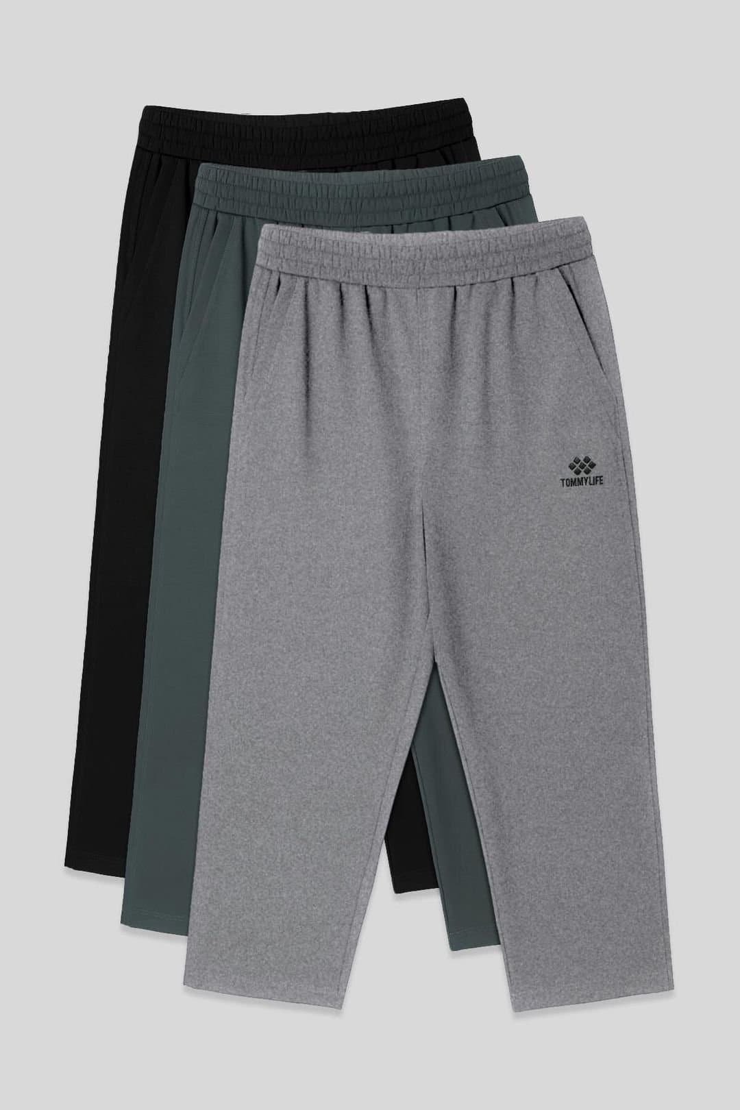Tommy Life Tommy Life Men's Jersey Capri Shorts in Grey