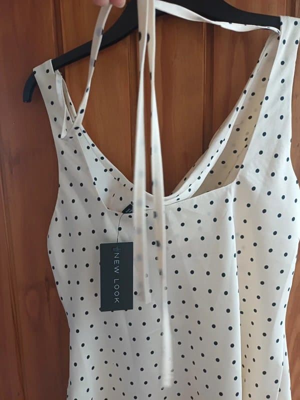 New Look New look satin polka dot top