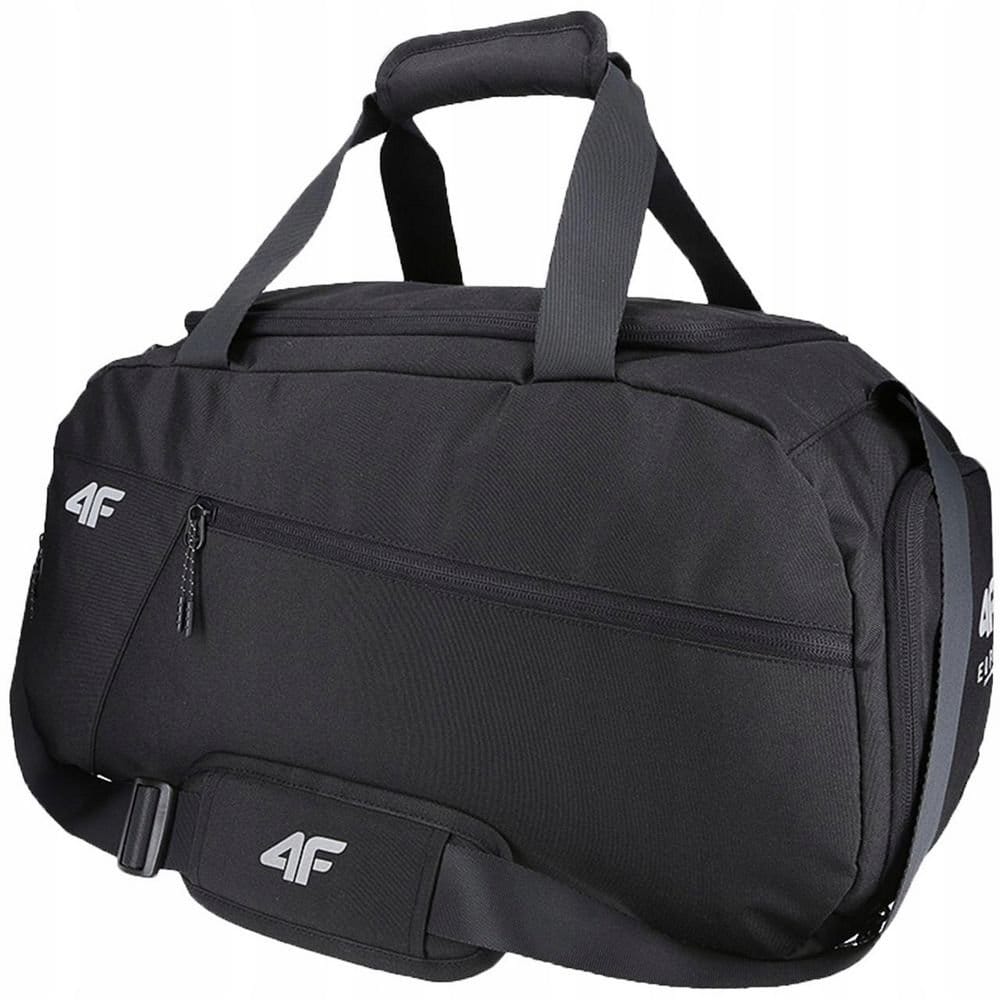 4F 4F Men's AW23ABAGU052 25L Duffle Bag in Black - 4