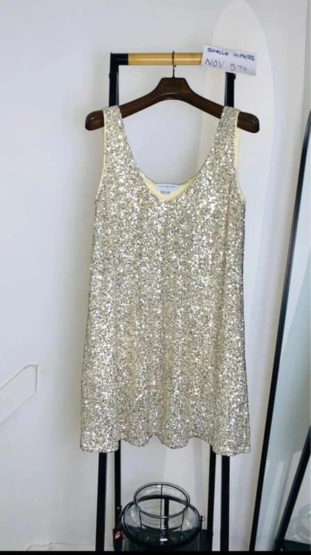 Never Fully Dressed Never Fully Dressed Sequin Mini Dress Size : 14