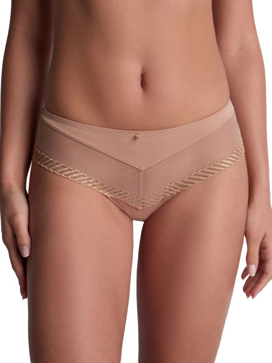 Aubade Aubade Women's Sheer Emotion Cheeky Short in Nude - 3