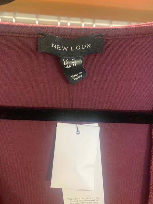 New Look New look fitted blazer burgundy size 16