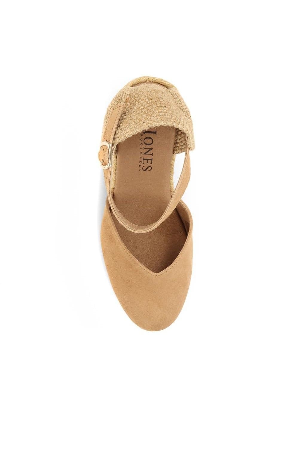 Jones Bootmaker Jones Bootmaker Women's Arabella Wedge Sandals in Tan - 4