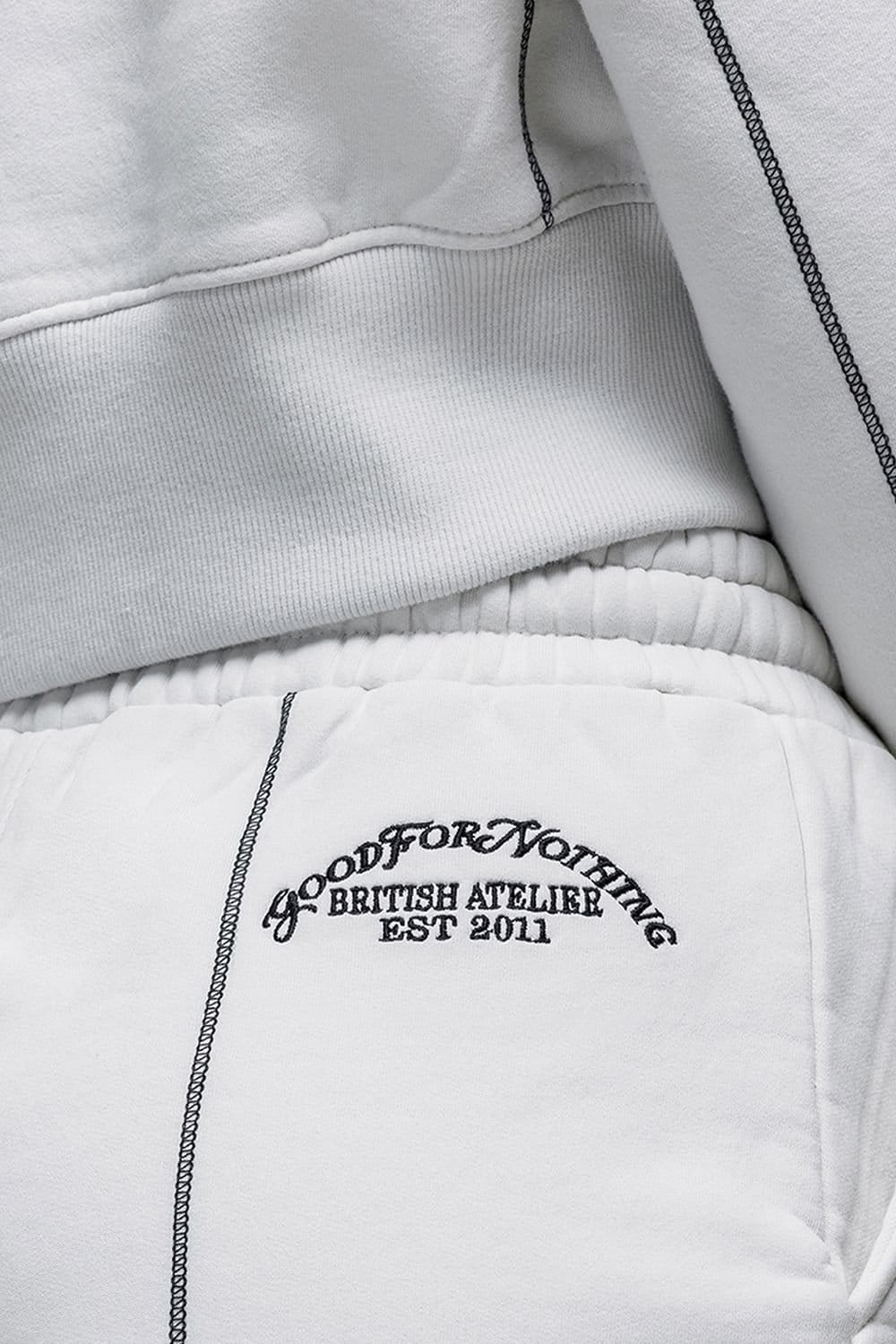 Good For Nothing Good For Nothing Women's Vintage Relaxed Fit Shorts in Light Grey - 4
