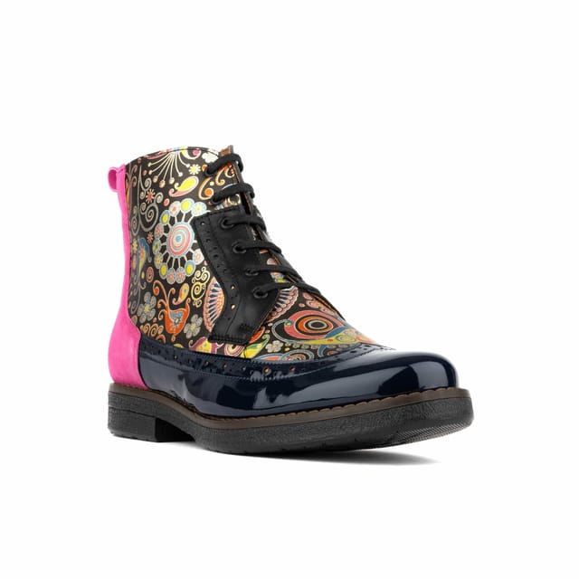 Embassy London Embassy London Women's Hatter - Navy Pink - 3