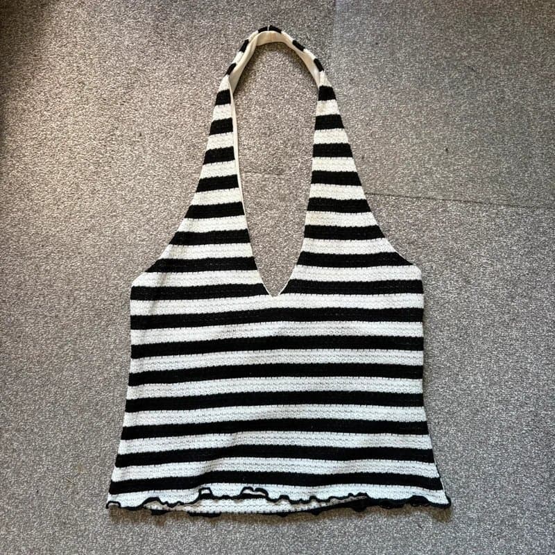 ASOS Design ASOS Design Striped Halter Neck
