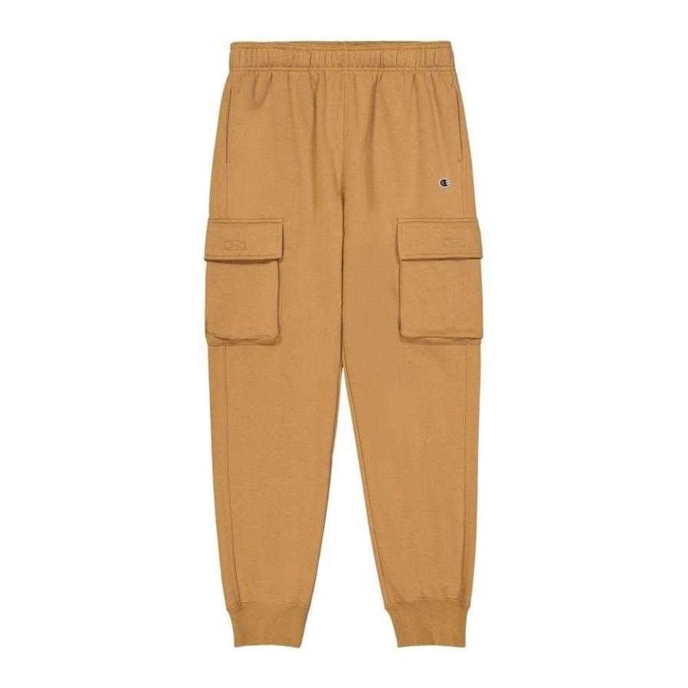 Champion Champion Men's Ribbed Cuff Cargo Trousers in Brown