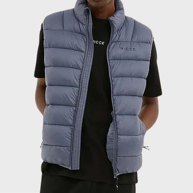 Nicce Nicce Men's Skyline Light Blue Gilet - 2