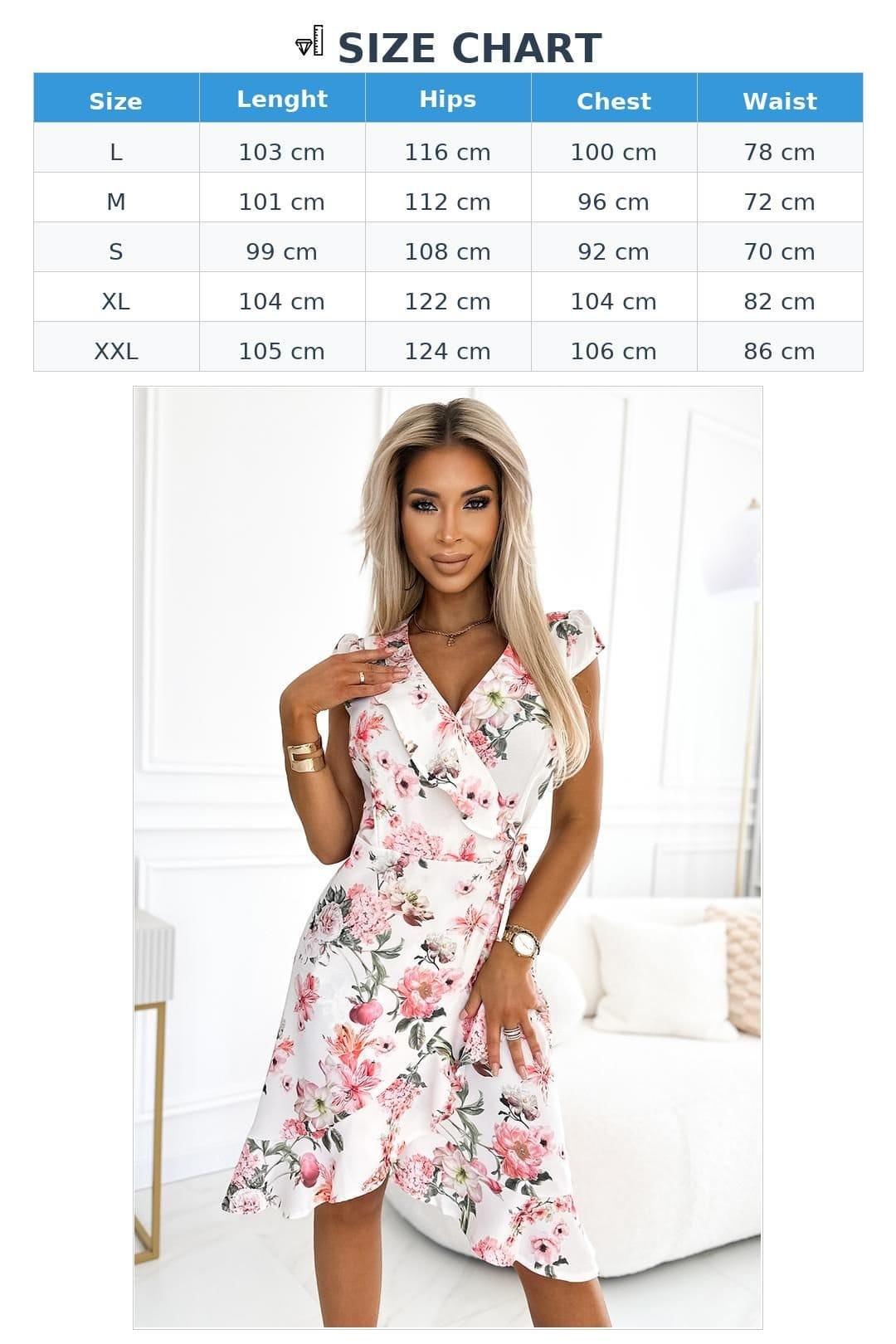 Love Lace Love Lace Women's Peach Floral Envelope Dress in Pink - 4