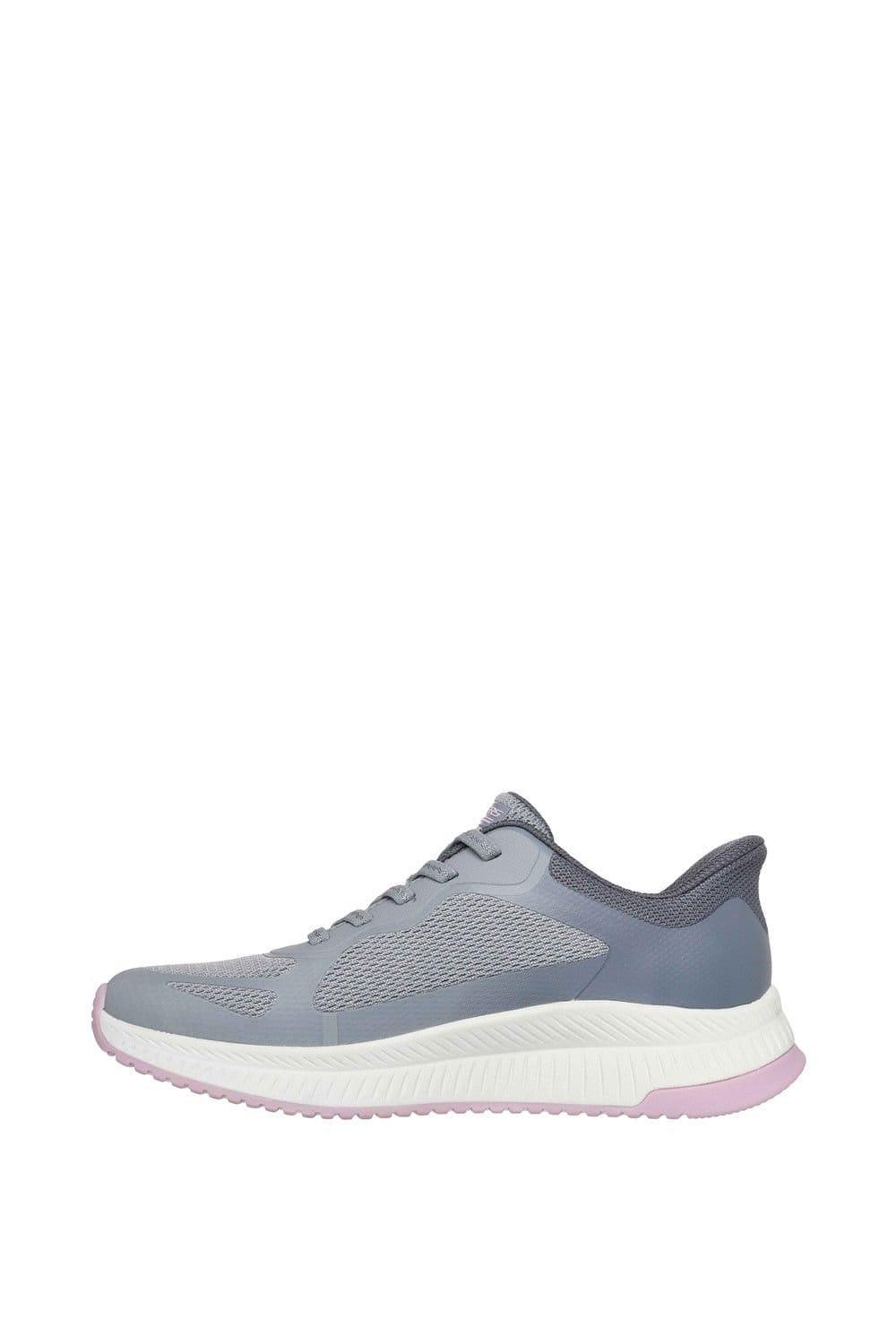 Skechers Skechers Women's BOBS Squad 4 Staple Look Trainer in Grey - 4
