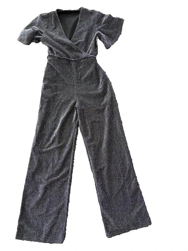 Apricot Apricot Jumpsuit Playsuit Size 8 Womens EU 36 Vintage Silver Stretch NEW RRP £35