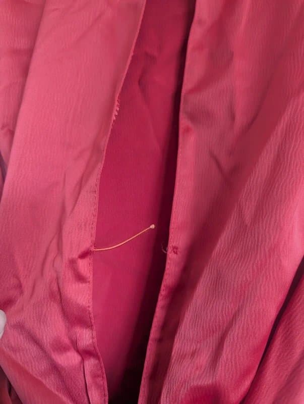 New Look New Look Red Silk Dress Size 14