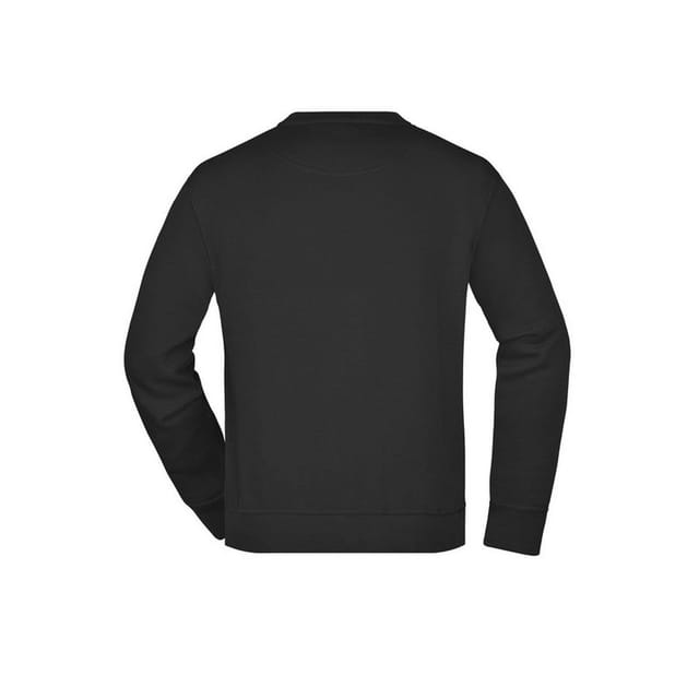 James and Nicholson James and Nicholson Men's Workwear Sweatshirt in Black - 2