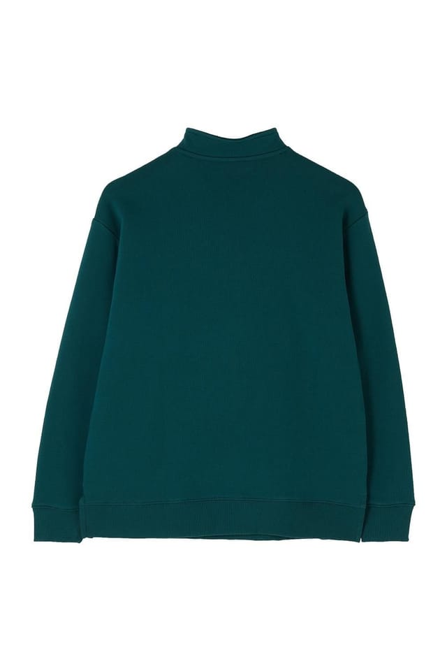 Lighthouse Clothing Lighthouse Clothing Women's Coral Cotton Rich Brushed Jersey in Dark Green - 3