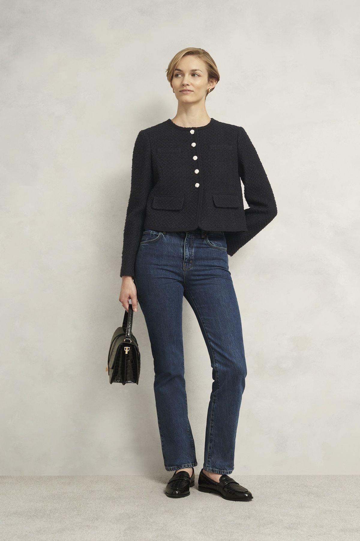 Hobbs London Hobbs London Women's Seraphina Jacket in Black - 3